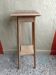 Renovated side table with marble top