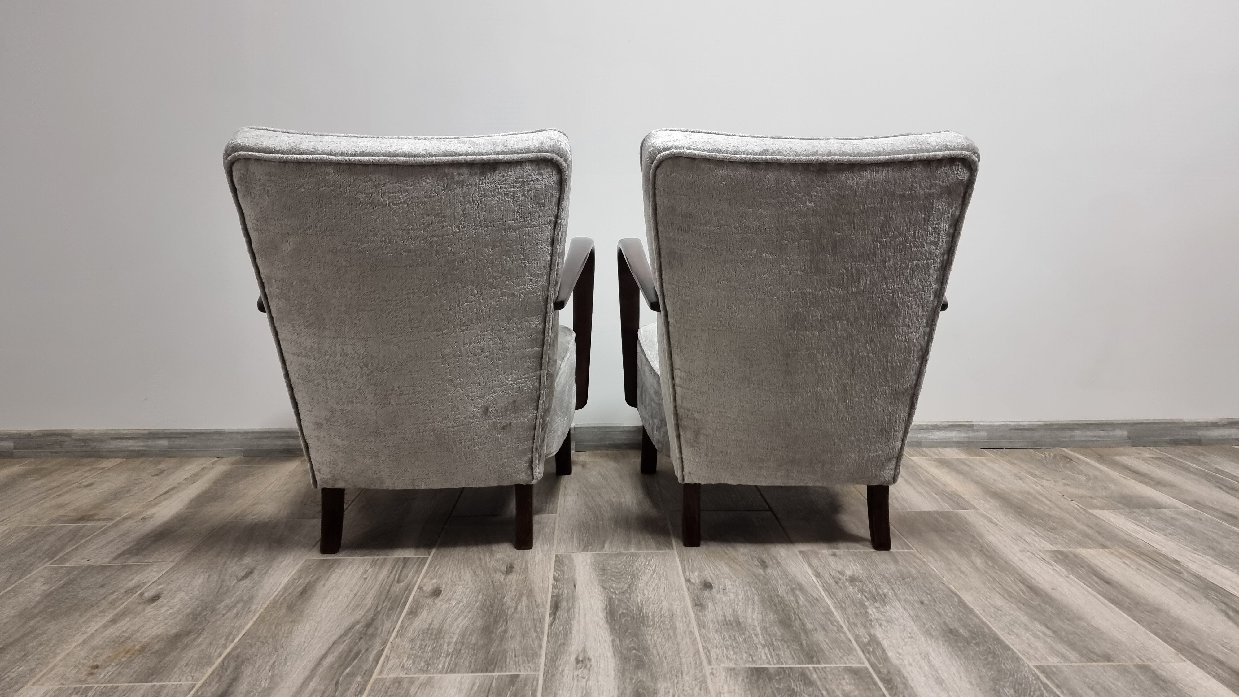 Armchairs by Jindrich Halabala for Up Závody, Set of 2