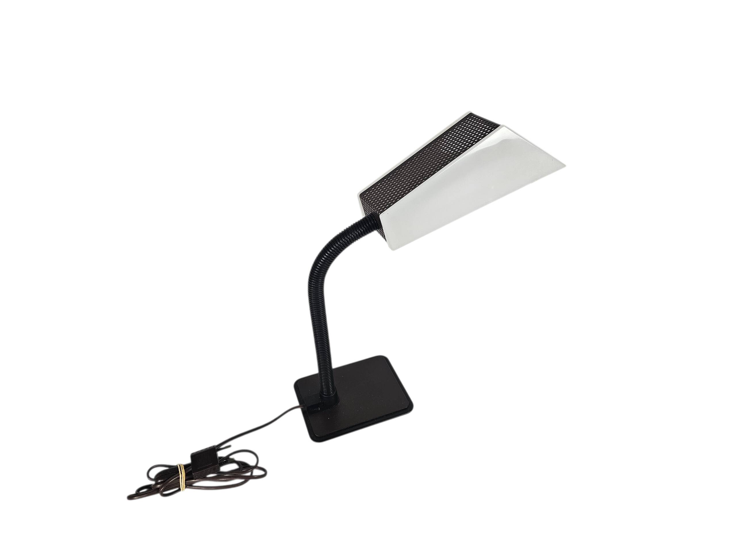 Vintage - table lamp - flexible neck - matchstick lamp - 70's