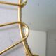 Brass sunglasses mirror from the 70s - 39x43cm