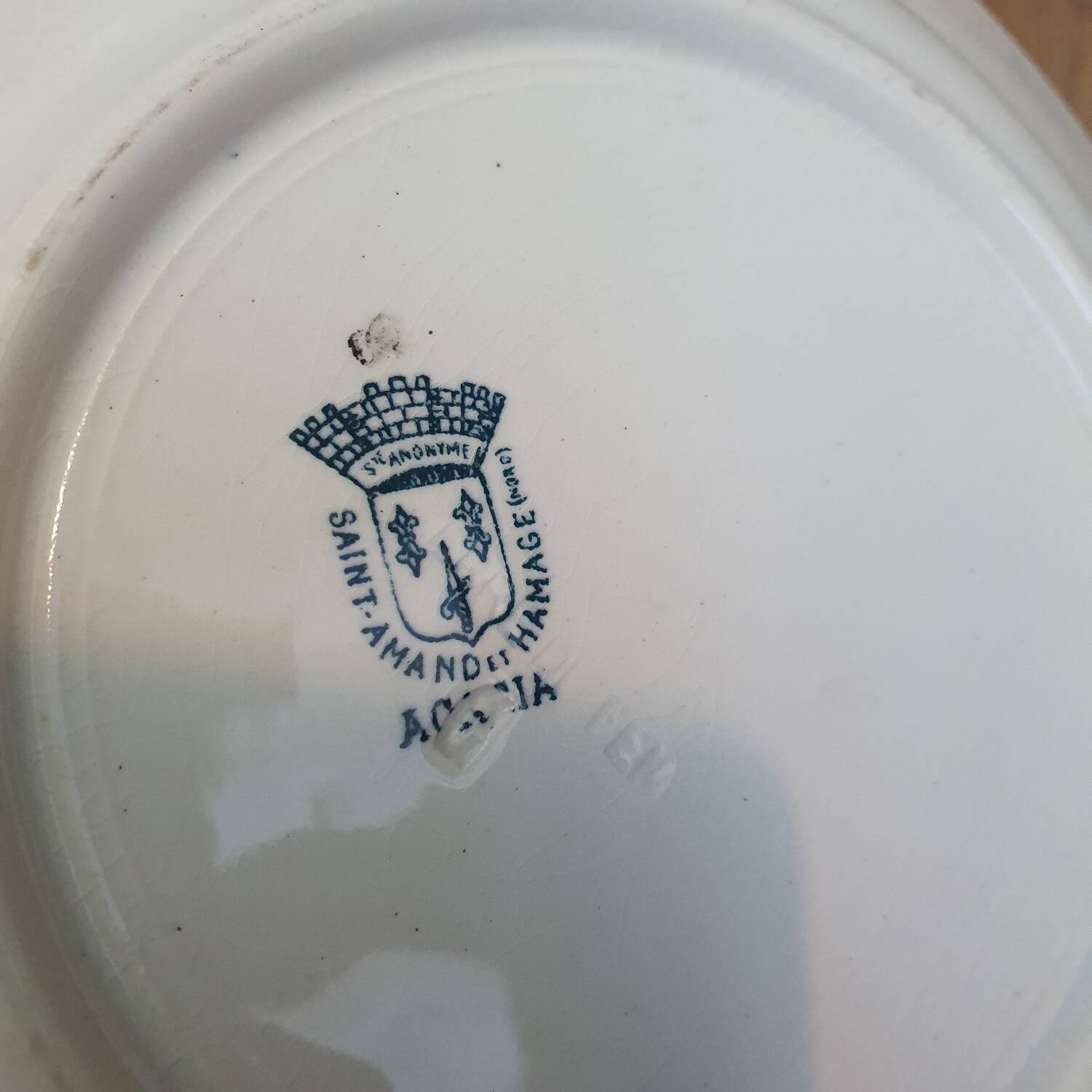 2 Terre de Fer soup plates