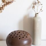 Large sandstone flower spike signed Philippe Aubert