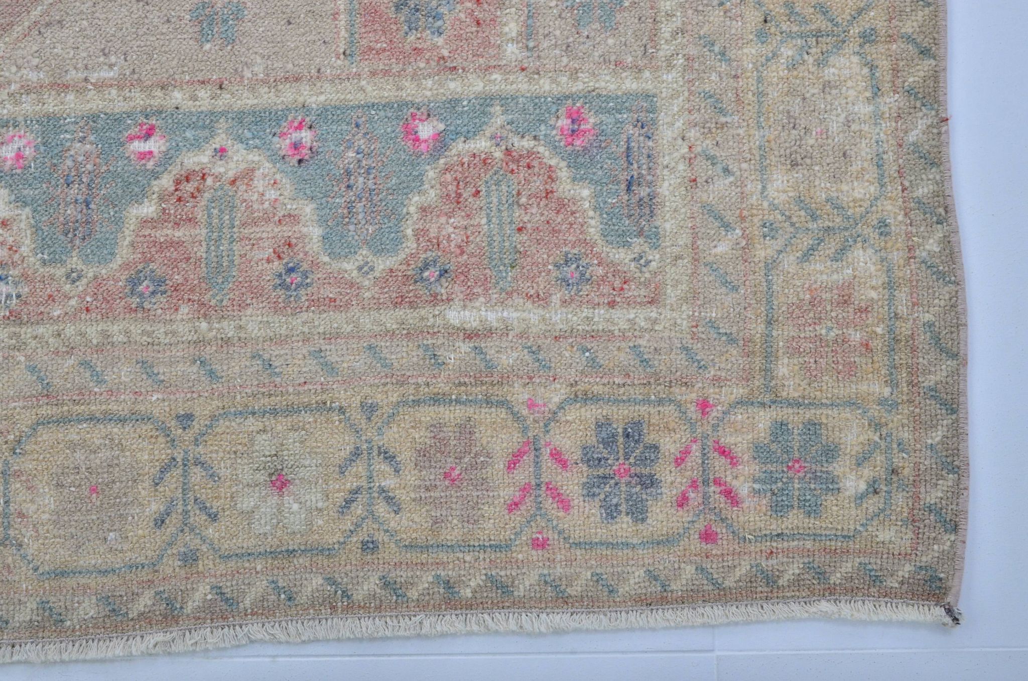 Tapis turc vintage Oushak sku 3308