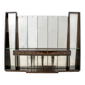 Guglielmo Ulrich Mid-Century Modern Italian Walnut Mirrored Sideboard, 1940
