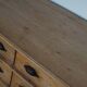 Antique German pine shop cabinet, early 20th century