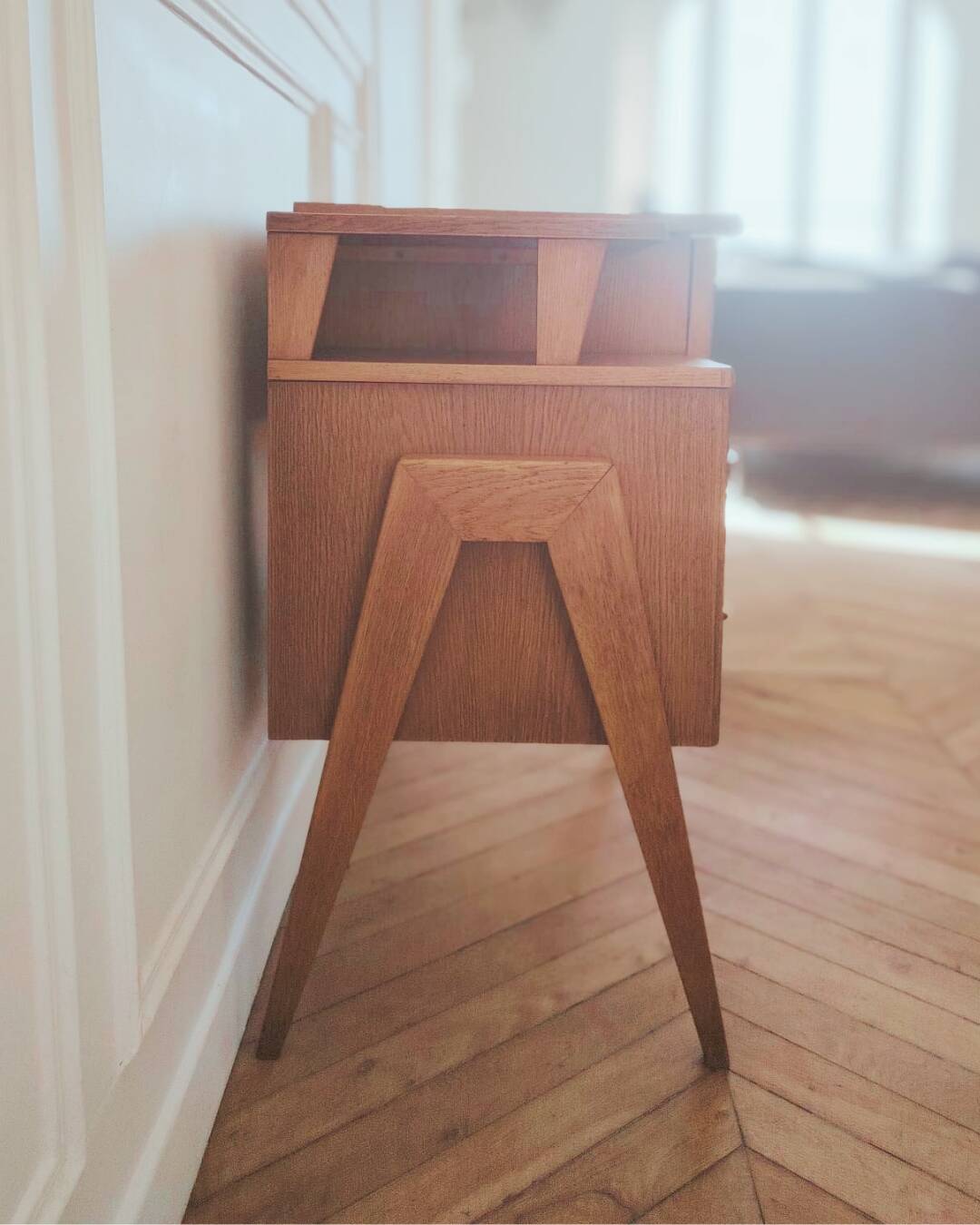 Vintage Scandinavian style desk, 1950s-60s.