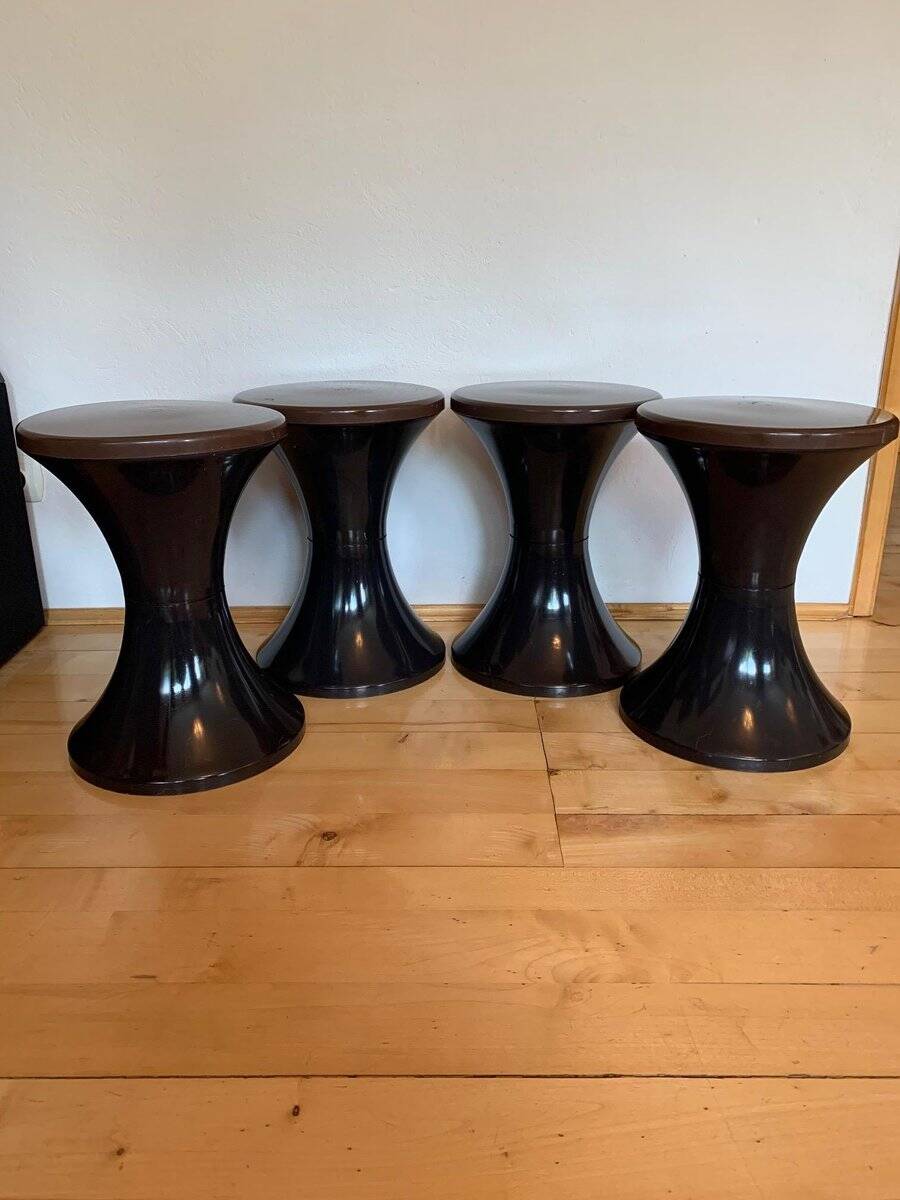 Tulip Tulpen stools, 1970s, set of 4