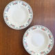 Pair of deep plates in Choisy-le-Roi ironstone