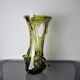 Vase seguso vert en verre de murano, italie, 1960