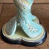 Paire de vases barbotine anciens
