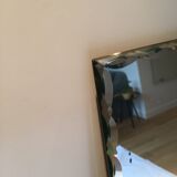 Large rectangular beveled mirror 120x80 cm