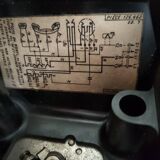 Old bakelite wall telephone