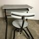"American vintage" 60 's schoolboy's desk