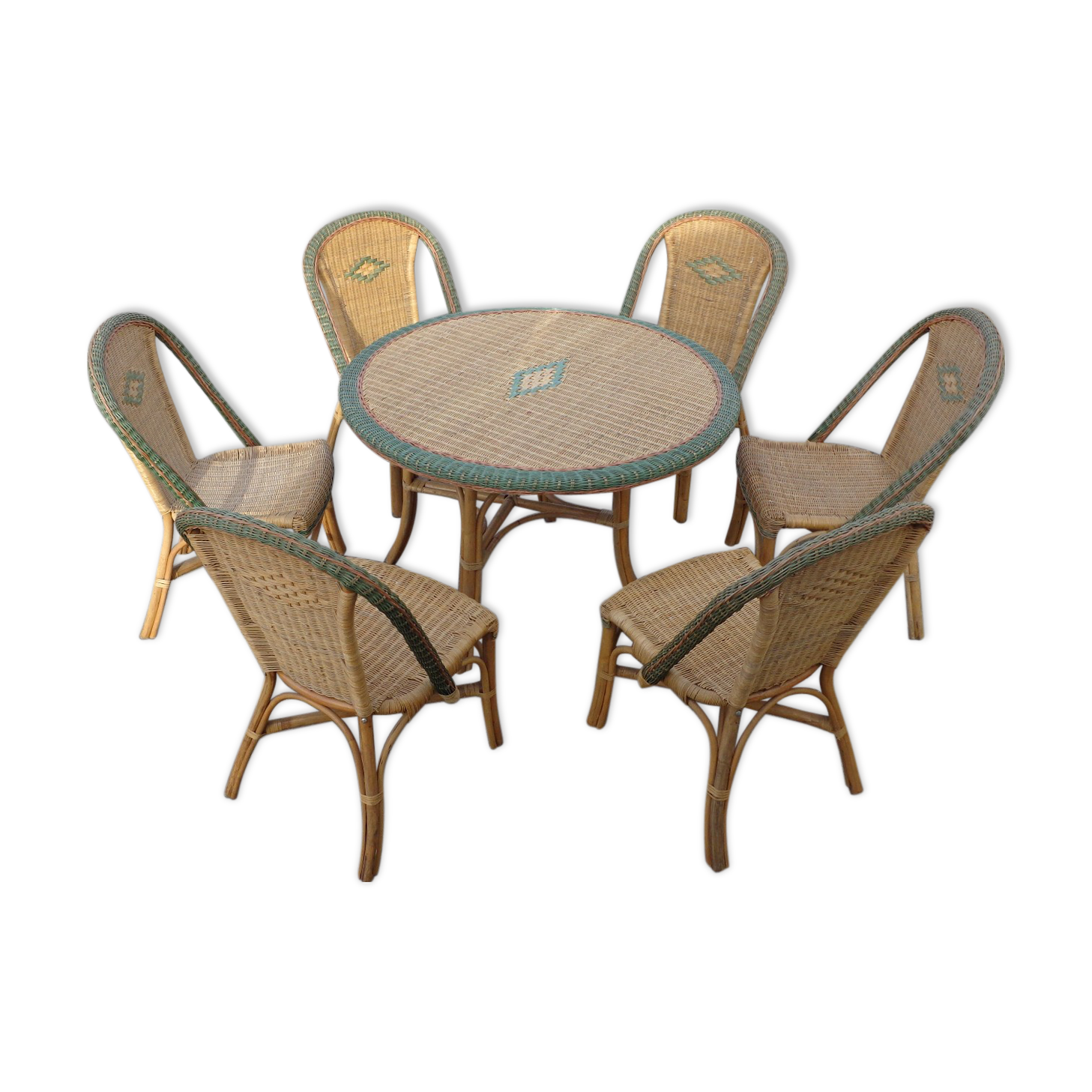 Rattan garden lounge