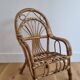 Fauteuil rotin enfant