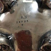 Silver-plated coffee pot and sugar bowl