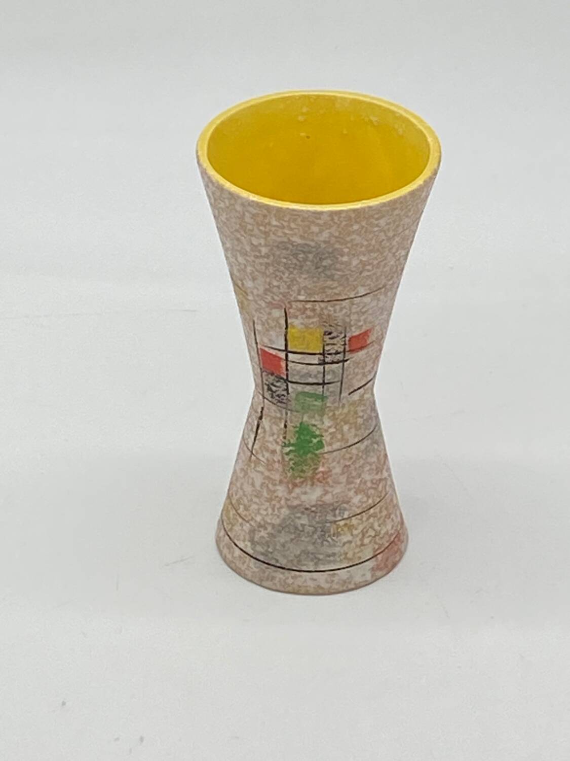 Vintage FOREIGN diabolo vase, German circa 1950 / 1960
