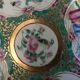 Canton porcelain plate - Character and Bird Decoration - China - 19th Century