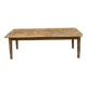 Large antique winemaker's table in solid wood – 230 x 75 x 75 cm