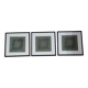 Trio Vintage Optical Art Tableaux - Victor Vasarely - Frames 40x40cm