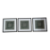Trio Vintage Optical Art Tableaux - Victor Vasarely - Frames 40x40cm