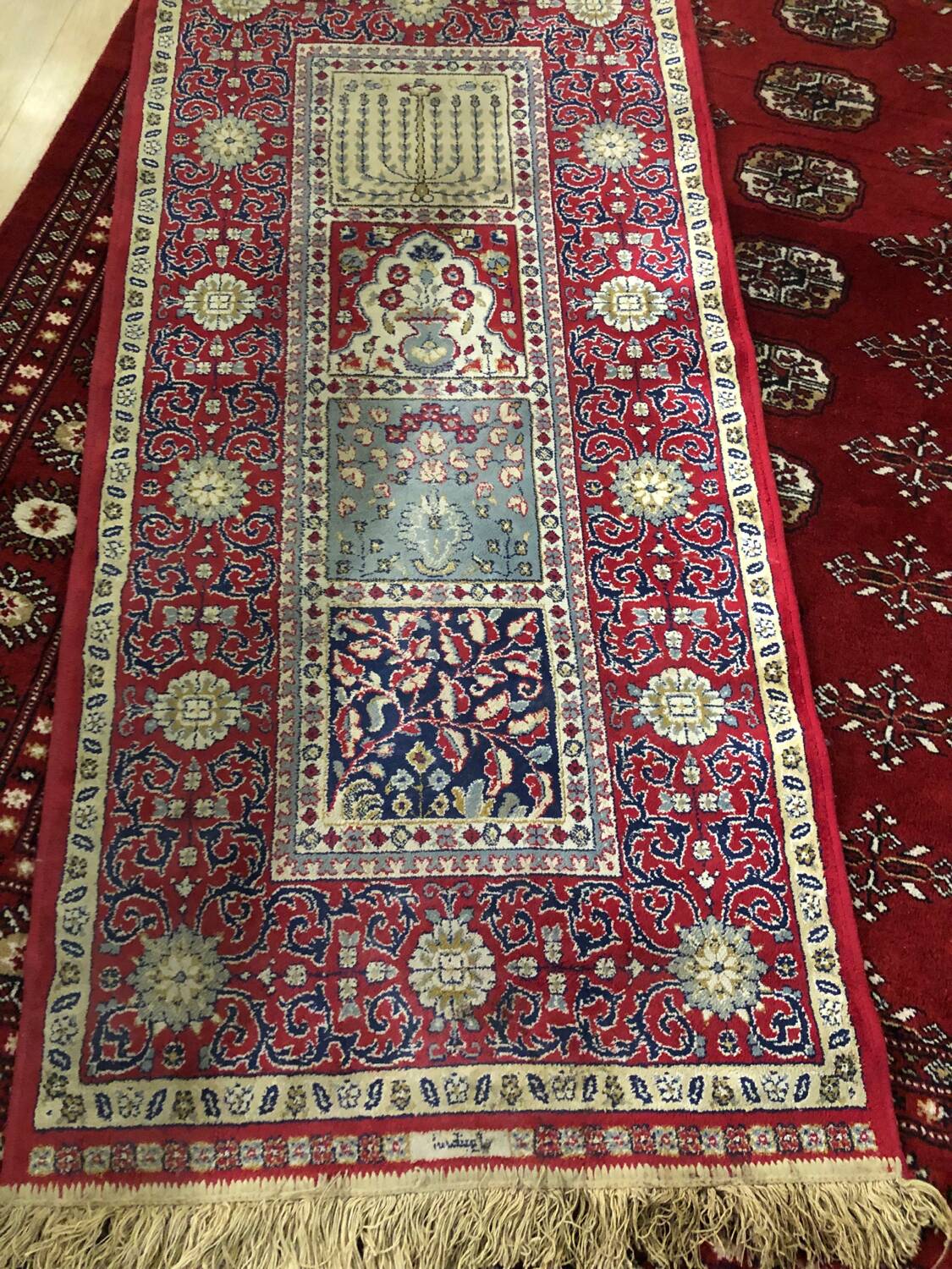 Decent old bed rug