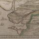 Tableau gravure map l’Andalousie signée 1579