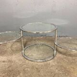 Coffee table, 4 shelves, France, circa 1980