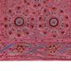 Vintage hand-embroidered tribal tapestry 245x299 cm