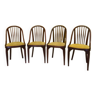 4 chaises thonet art déco modèle a846 vers 1922