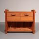 Scandinavian Brutalist pine cabinet by Hans Frydendal