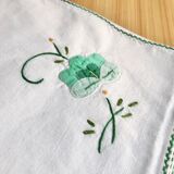 6 hand-embroidered vintage towels