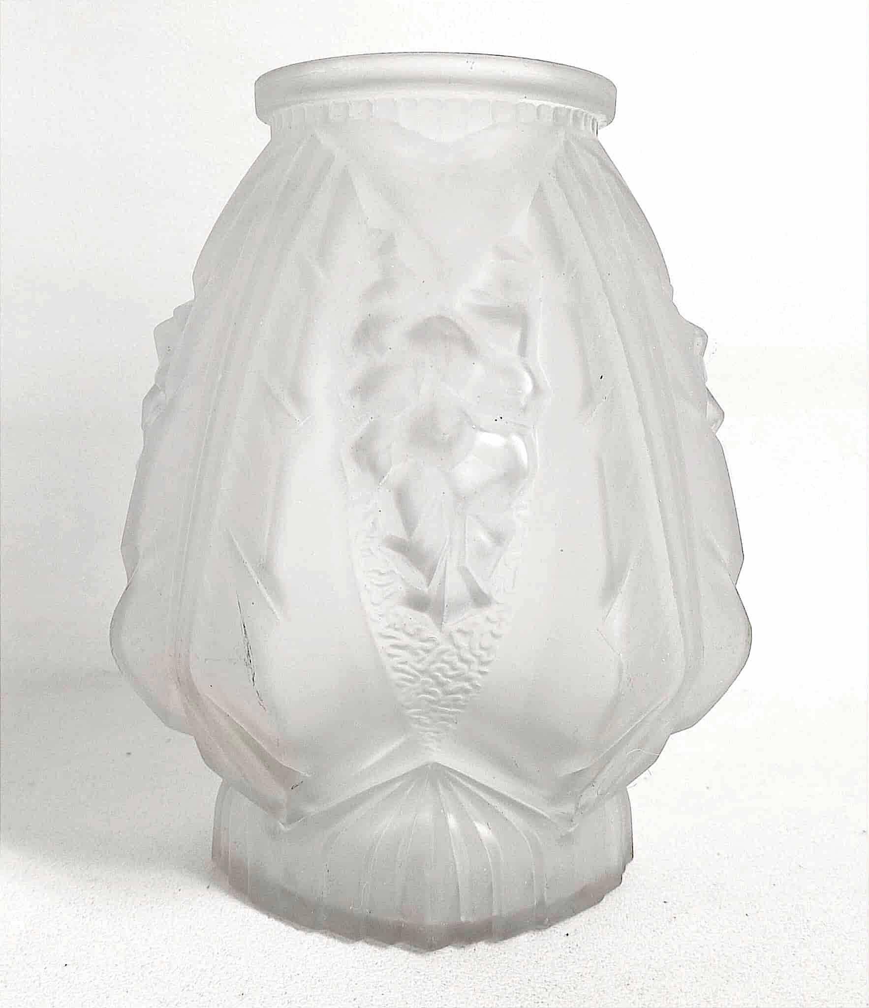 Art vase signed Muller, Height 20 cm
