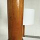 Paire de lampes de table bois chêne années 50