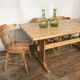Set table and chairs pine 1950/1960