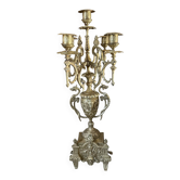 Chandelier style Napoléon III en  bronze doré 48,5cm
