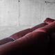 3 seater Maralunga Terracotta sofa, Vico Magistretti for Cassina