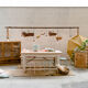 Solid wood farmhouse table