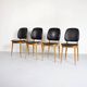 Ensemble de 4 chaises Baumann des années 70