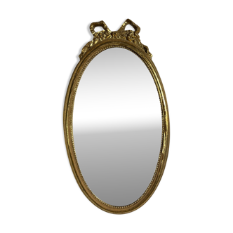 Oval mirror old Louis XVI style