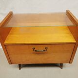 Pair of vintage bedside tables / sofa end tables from the 50s and 60s
