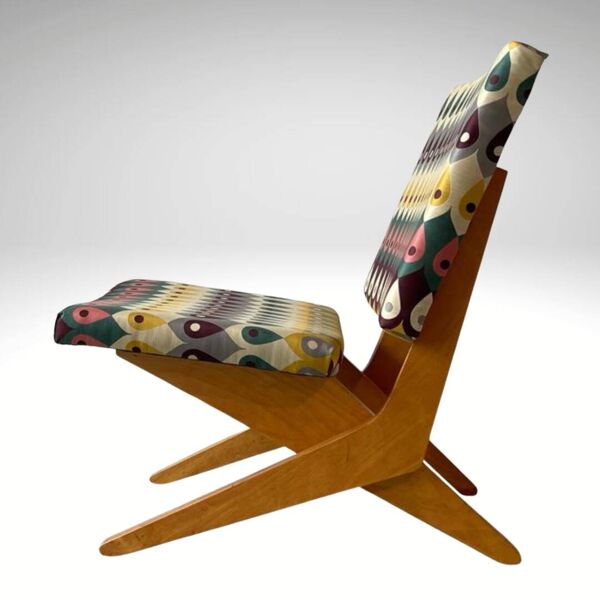 Fauteuil lounge ciseaux de Jan van Grunsven pour Pastoe, modèle FB18, Pays-Bas 1960