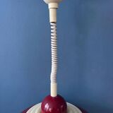 Suspension rouge scandinave de style futuriste par Knud Christensen