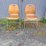 Chaises bois clair