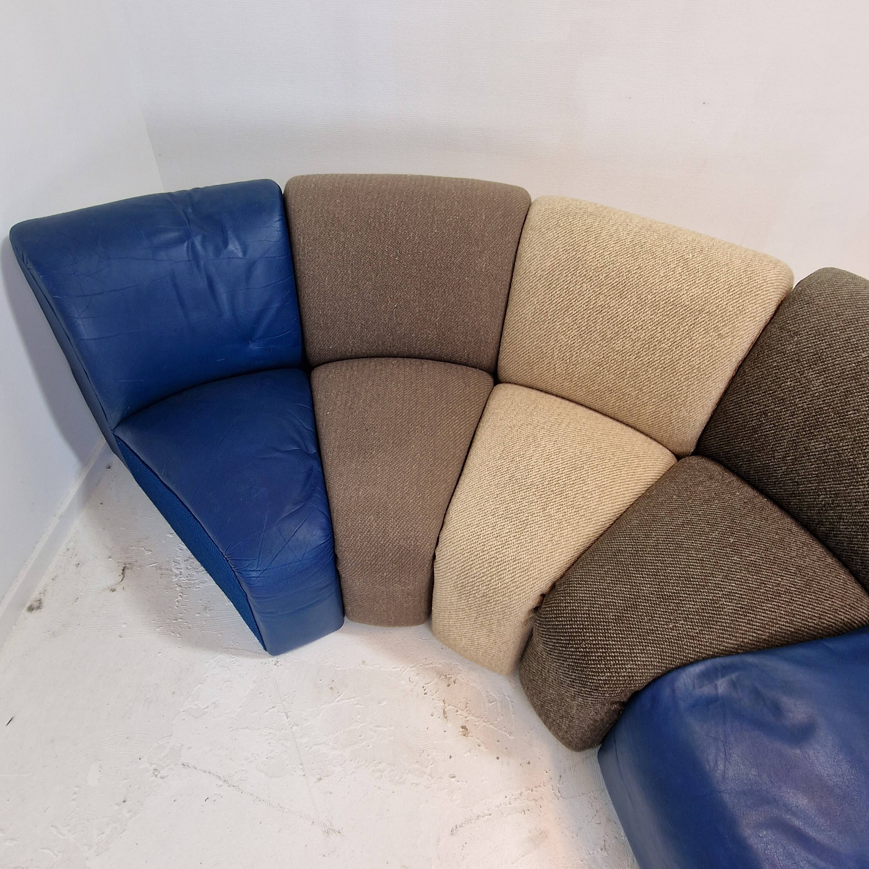 Huge "Mississippi" Lounge Sofa by  Groupe Artifort, 1970's