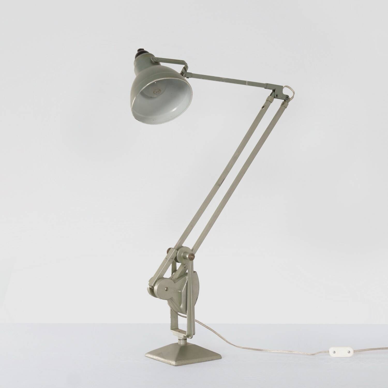 INDUSTRIAL DESK LAMP WITH COUNTERWEIGHT BY ERPE, 1950S
