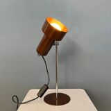 Lampe de bureau space age ajustable marron