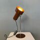 Lampe de bureau space age ajustable marron