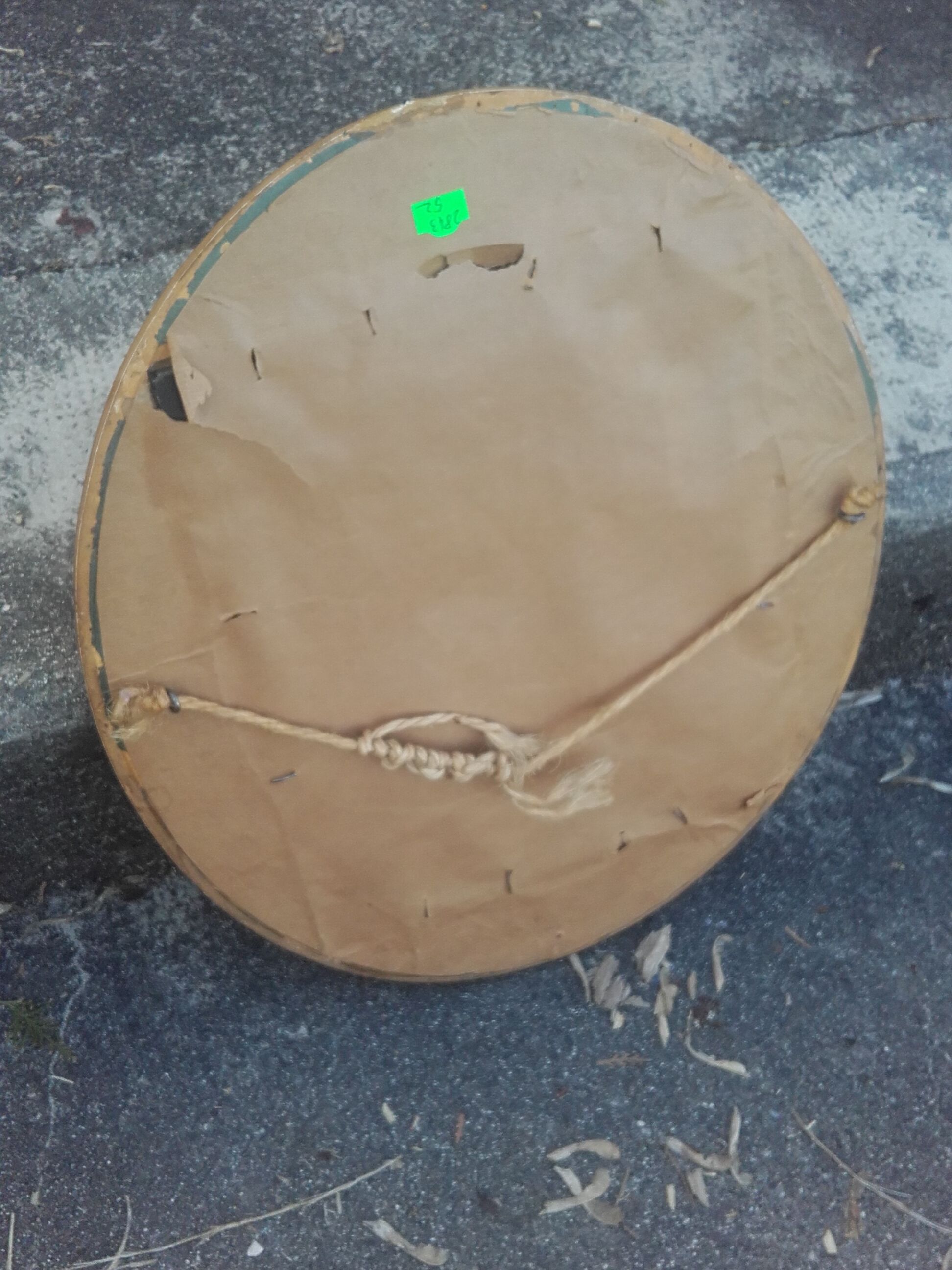 Ancient sorcerer's mirror say to fine gold