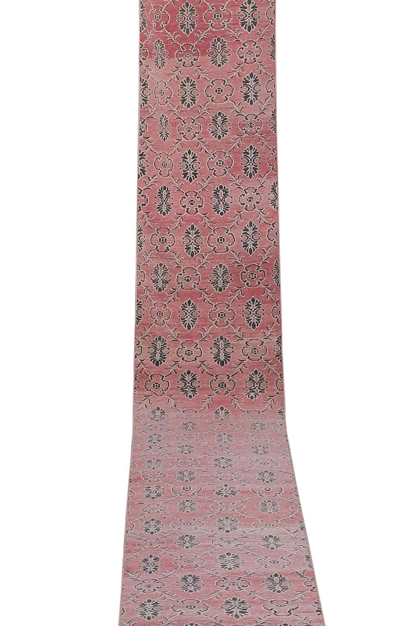 Vintage Turkish hallway rug 70x579 cm